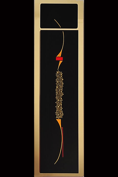  Ballet Lunaire / 2022
lacquer on alu, wood,& resin (90x30)(70x20)