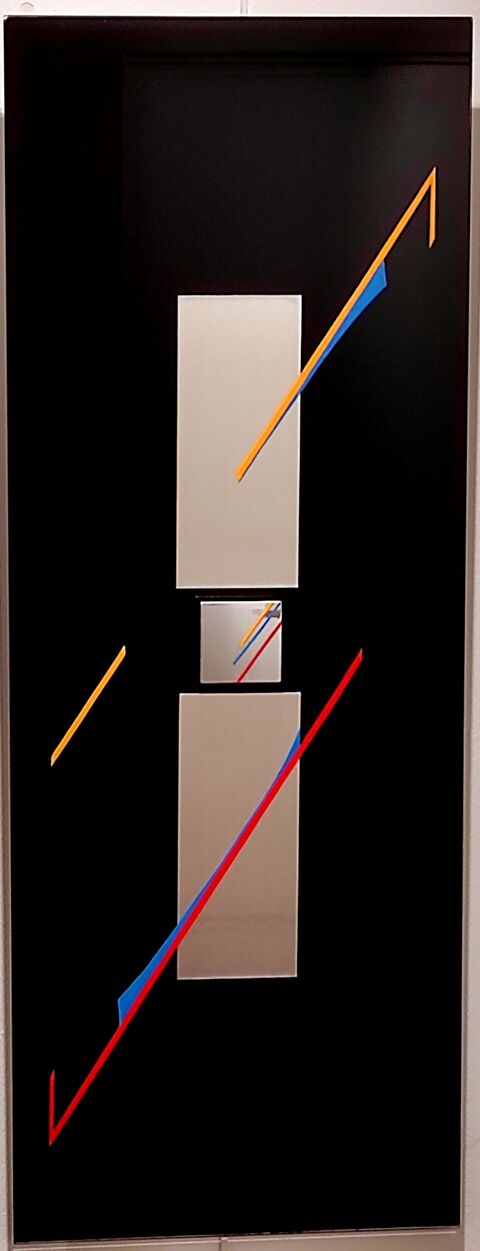  Rendez-vous / 2020 / (80x30)
Lacquer on metal & glass